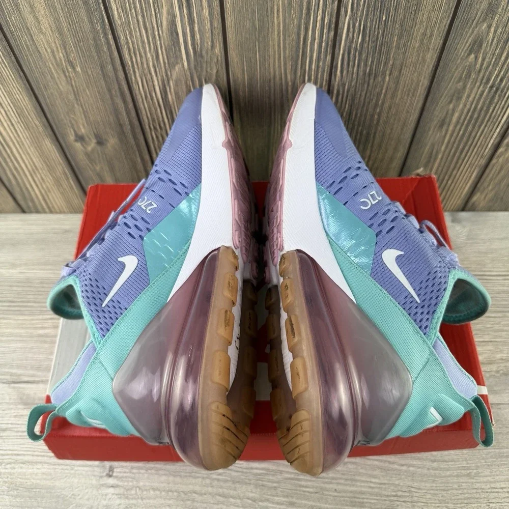 Nike Air Max 270 GS Twilight Pulse White BV1236-400 Youth 7Y Women's 8.5 Shoes